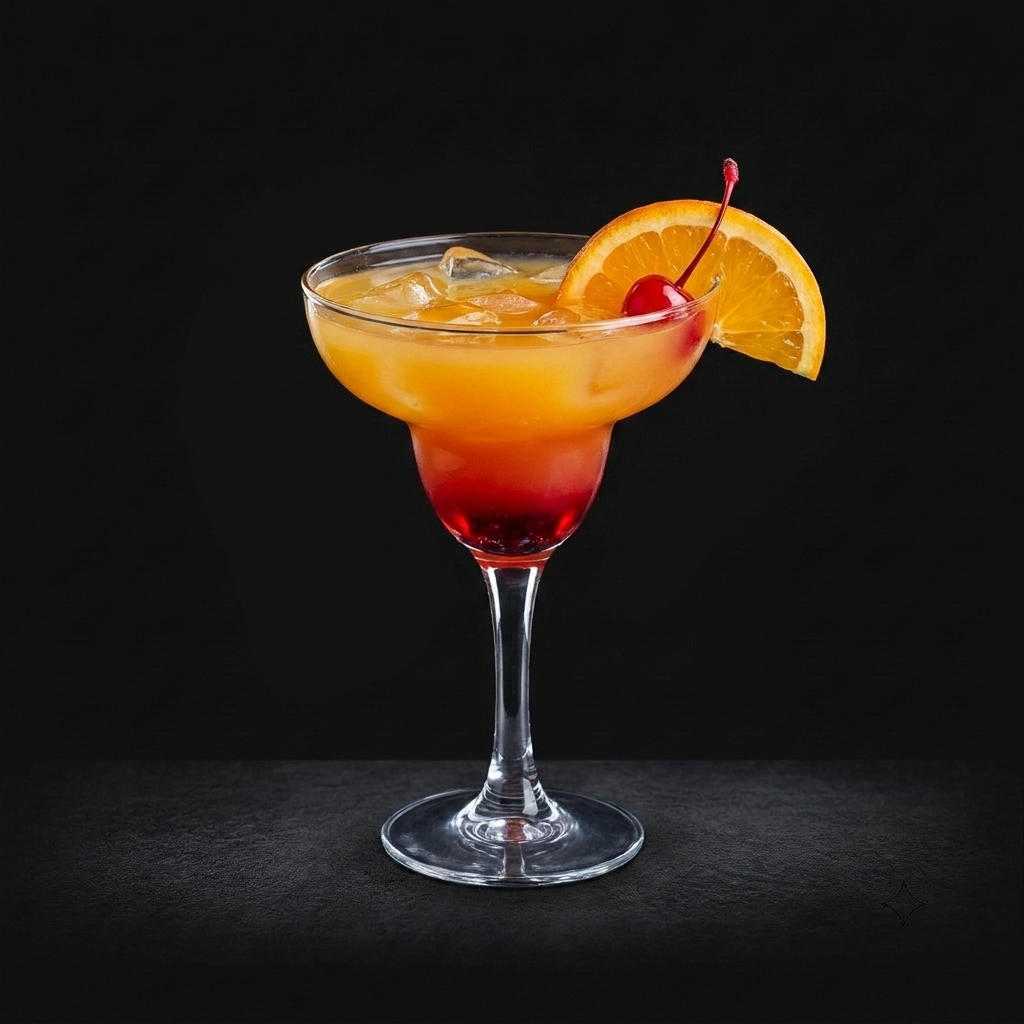 Коктейль "Tequila sunrise"
